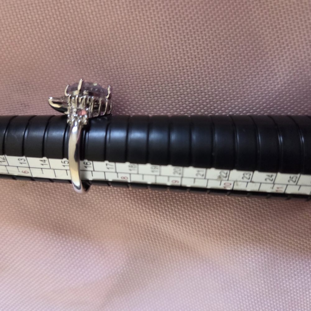 Claire's Silver Geometric Ring with Polished Finish - Picture 3 of 3